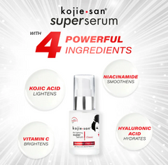 Kojie San Skin Lightening Super Serum Classic (Niacinamide + Kojic Acid with Hyaluronic & Vit C) - 30ml