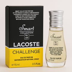 Smart Collection No. 304 Lacoste Challenge Eau de Parfum for Men – 15ml