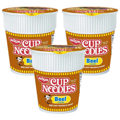 Nissins Cup Noodle Beef 60g (3 Pcs Combo Offer)