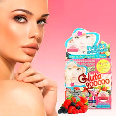 Nano Gluta 9000000 Anti-Aging & Brightening Skin Drink – Mixed Fruit Flavor (15g × 10 Sachets)