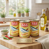 555 Spanish Style Sardines in Oil – 155g × 3 Cans (Offer)