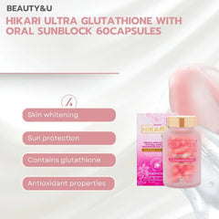 Beauty & U Hikari Ultra Premium Dietary Supplements - 60 Capsules