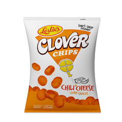 Leslie's Clover Chips Chili & Cheese Corn Snacks – 85g (3 Pack Combo)