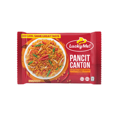 Lucky Me Pancit Canton Noodles Extra Hot Chili - 75g