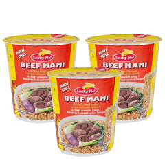 Lucky Me Beef Mami Cup Noodles 70g × 3 Pcs (Offer)