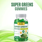 iFresh SUPER GREENS GUMMIES – Detox, Digestive Health & Immune Support (30 Gummies)