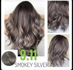 Bremod Performance 9.11 Smokey Silver Ash SPA Hair Color - 100ml