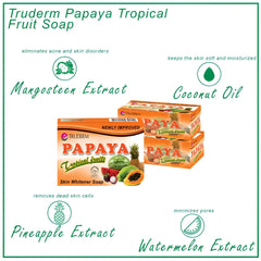 Truderm Papaya Skin Whitener Soap - 135g