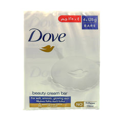 Dove Beauty Cream Bar Soap – 125g (Pack of 4)