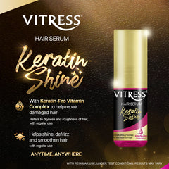 Vitress Keratin Shine Hair Serum - 30ml