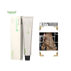 Bremod Performance Premium Series Cocao Butter 8.71 Light Honey Tea Brown Hair Color -100ml