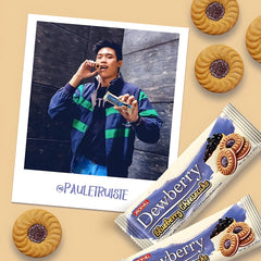 Jack ‘n Jill Dewberry Blueberry Cheesecake Biscuits – 330g (10 x 33g packs)