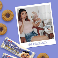 Jack ‘n Jill Dewberry Blueberry Cheesecake Biscuits – 330g (10 x 33g packs)