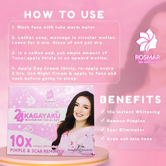 Rosmar Kagayaku 24 Hours Whitening Facial Set