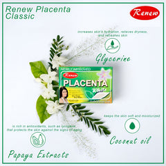 Renew Placenta White Herbal Beauty Soap - 90g