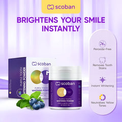 Scoban Purple Tooth Whitening Powder - 30g