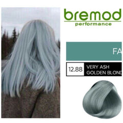 Bremod Performance 12.88 Very Ash Golden Blonde SPA Hair Color - 100ml