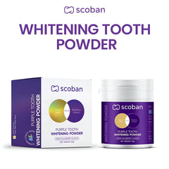 Scoban Purple Tooth Whitening Powder - 30g