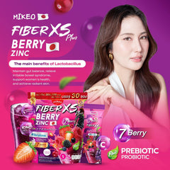 MIKEO Fiber XS Plus Berry Zinc – 30 Sachets