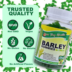 Love Thy Health Barley Gummies – 60 Gummies (1200 mg per serving)