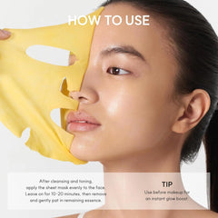 Arencia Vitamin C Booster Shot Mask – 27ml (1 Sheet Mask)