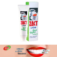 Zact Lion Stain Fighter Toothpaste(Shiny White Teeth & Fresh Breath)- 160g