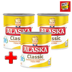 Alaska Classic Sweetened Condensed Filled Milk – 377g (2+1 Offer)