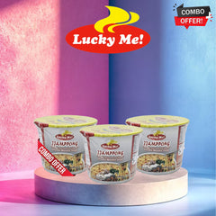 Lucky Me! Jjampong Cup Noodles – 40g (Combo Pack)
