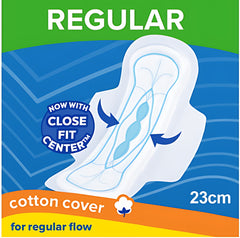 Modess Regular Sanitary Pads with Wings – 16 Pads (15+1 Bonus)