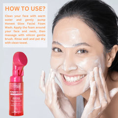 Transformed Skin Honest Glow Glass Skin Foam Wash - 60ml