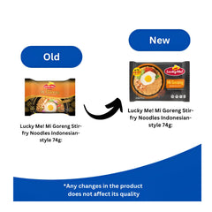 Lucky Me! Mi Goreng Stir-Fry Noodles Indonesian-Style - 74g
