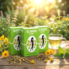 Sliming Herb Tea by German Herb (Thai) & Co – 50 Tea Bags | BUY 2 GET 1 OFFER