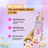 Ms.Tsung Essentials 10x Whitening Serum Lotion SPF30 PA+++ UV Protection – 250 ml