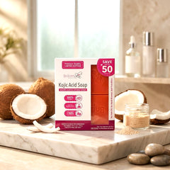 Brilliant Skin Essentials Kojic Acid Micro-Exfoliating Soap – 135g x 2 Bars (270g Total)