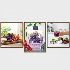 Manee Gluta Camu Zinc Grape Flavour (20 Sachets × 10g each) - (3 Pcs Combo)