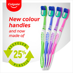 Colgate Extra Clean 2+1 Toothbrush - Medium