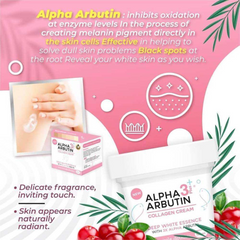 Precious Skin Alpha Arbutin 3 Plus Collagen Cream for Face and Body - 100g