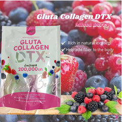 JOJI Gluta Collagen DTX+ Mixed Berry 200,000mg Diet Powder - 20g×10 Sachet