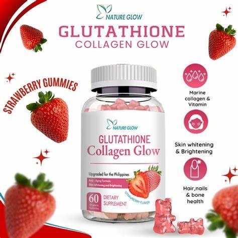 Nature Glow Glutathione Collagen Glow Strawberry Gummies Sige Mart UAE Nature Glow Glutathione Collagen Glow Strawberry Gummies Sige Mart UAE