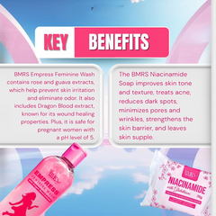 BMRS Empress Feminine Wash with Free Niacinamide Soap