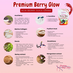 Premium Berry Glow Acai Berry Juice Drink - 200g