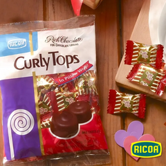 Ricoa Curly Tops Milk Chocolate - 150g