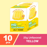Mr. Hat Gulaman Unflavored Yellow Jelly Powder - 25g x 10 Sachets