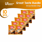 Great Taste Brown Barako Coffee Mix - 30g X 10 Sachets