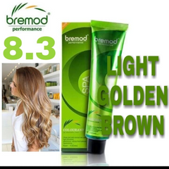 Bremod Performance 8.3 Light Golden Brown Hair Color - 100ml
