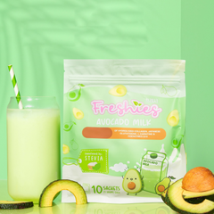 Freshies Avocado Milk - 10 Sachets × 21g Each