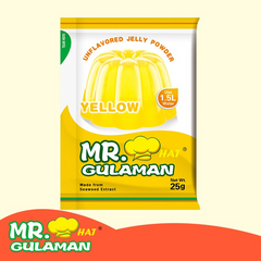 Mr. Hat Gulaman Unflavored Yellow Jelly Powder - 25g