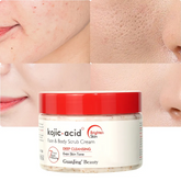 Guanjing Beauty Kojic Acid Face & Body Scrub Cream - 320g