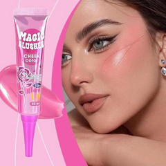 Kiss Beauty Magic Blusher Cheek Color Rose Glow Up - 30ml