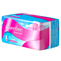 Carefree Breathable 20 Liners Shower Fresh